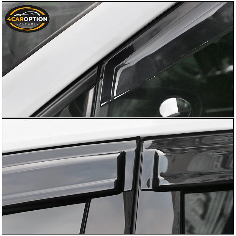 Fits 15-19 Volkswagen Golf MK7 Window Visors Rain Sun Guard Vent Foto 3 de 4