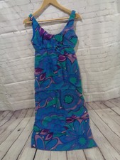 ! Vintage Baltman & Co Fifth Avenue New York Sleeveless Floral Dress Sz. 12