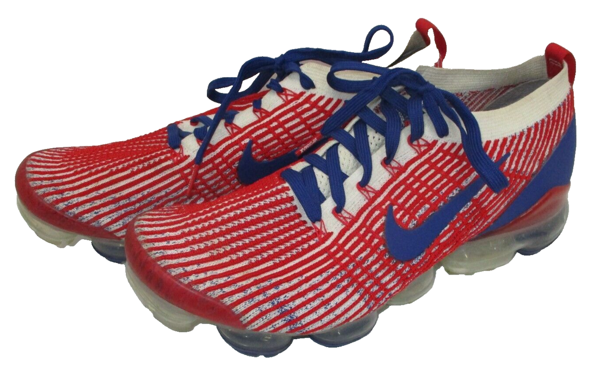vapormax flyknit 3 red white and blue