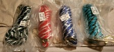 8' Nylon Braded Derby Horse Training Lead Rope w/ Brass Hardware  Snap