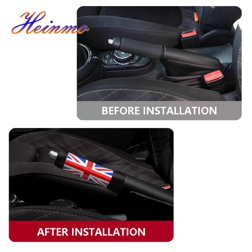 Union Jack Griff Handbremse Abdeckung Für Cooper R55 R56 R57 R58 R59 2007-2015 - Picture 4 of 6