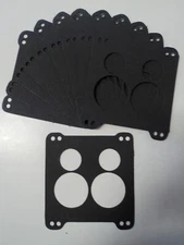 (10) Rochester Quadrajet Ported Carburetor Base Gaskets SBC 327 350 BBC 454
