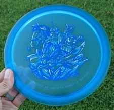 Blue on Blue TRIPLE FOIL WARRIOR Champion TEEBIRD Innova Disc Golf NEW 173-175g