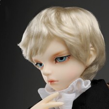 Dollmore 1/4 BJD MSD size wig 7-8 " Enfant Short Cut Blonde