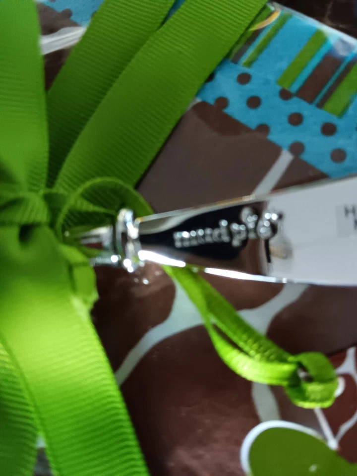 Mud Pie Marble Charcuterie cheese Board 2/ silver handles, spreader, napkins NEW - Image 3 of 4