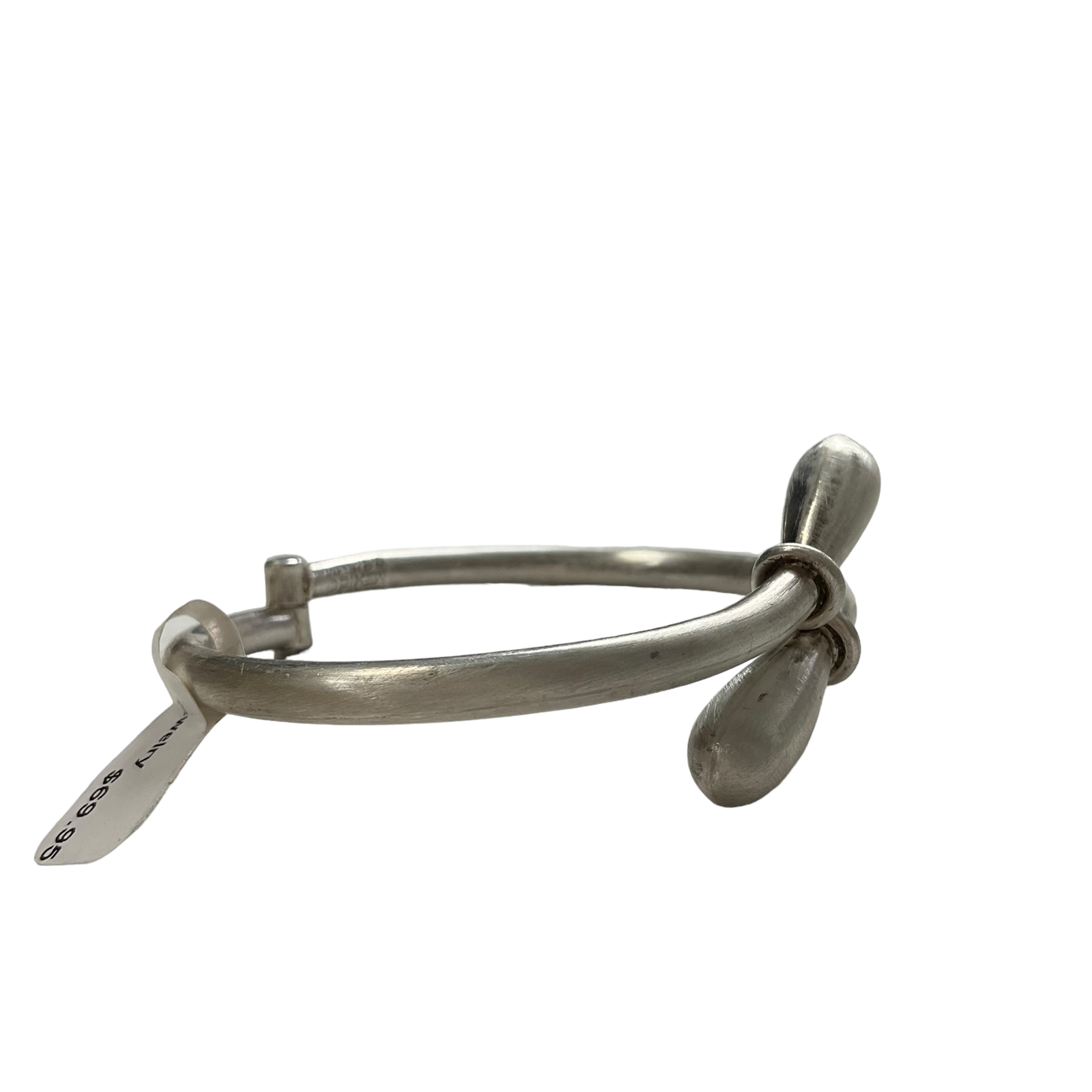 Sterling By-Pass Hinged Bangle - image 5