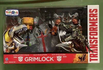 Transformers Age Of Extinction GRIMLOCK Evolution 2 Pack Toys R Us Exclusive