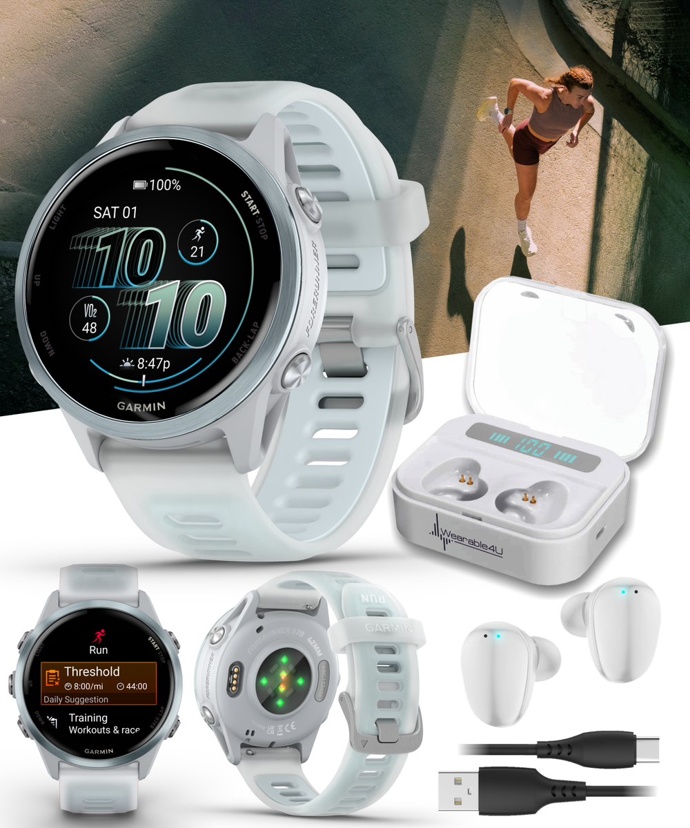 Garmin Forerunner 570 42mm Advanced GPS Running Smartwatch Blue w