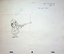 Loopy De Loop 1963 JERRY EISENBERG Hand-Drawn Production Pencil Layout