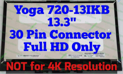 Lenovo Yoga 720-13IKB 13.3'' BOE FHD LCD Glossy Touch Screen NV133FHM-N61