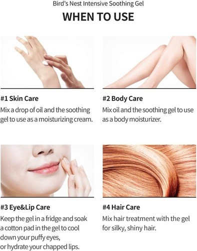 SNP Intense Bird Nest Soothing Gel - Maximum Cooling & Moisture - Picture 3 of 7
