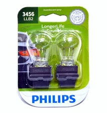 Philips LongerLife 3456 28.54W Two Bulb Front Turn Signal Replacement Stock OE