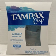 New*Tampax Menstrual/Period Cup in Regular Flow Size*Light/Regular/Super Users