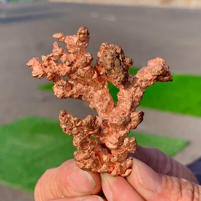 51G Rare!! iridescent Native Copper crystal mineral specimen