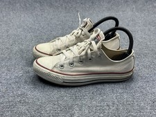 Converse ALL-STAR Shoes Womens Size 6 Mens Size 4 White Canvas White Low Top