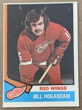 1974-75 O-Pee-Chee Hockey - #116 Bill Hogaboam RC - Detroit Red Wings