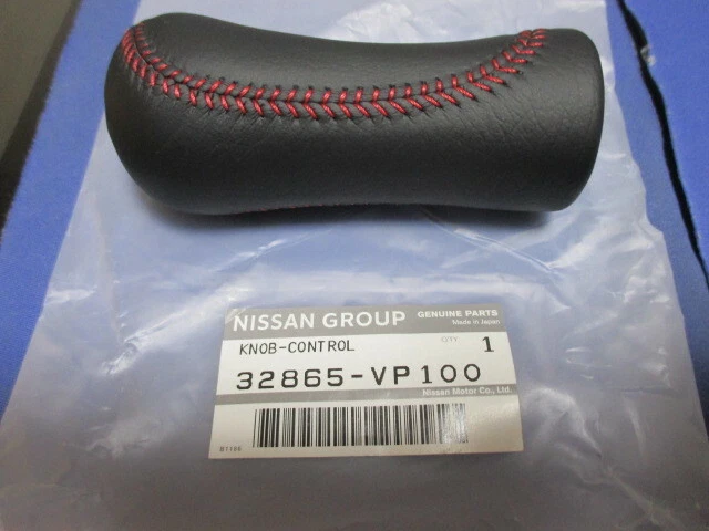 正品日产 90-96 300ZX Fairlady Z32 Red Stitch Shift Knob 32865-VP100 F/S — 第 2/4 张图片