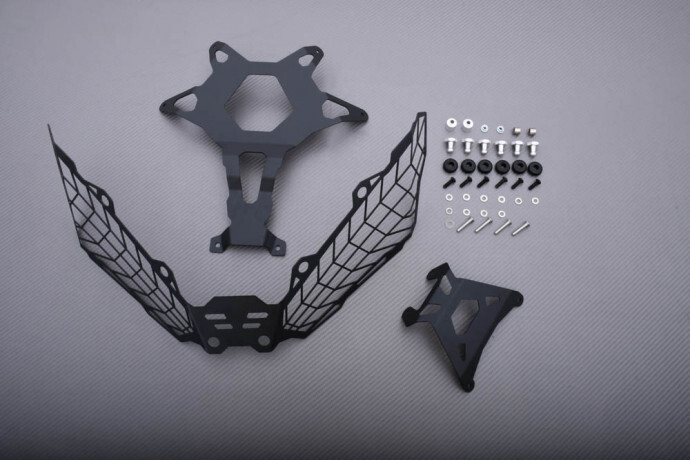 Cache phare anti-gravillons en acier pour le maxiscooter Honda X-ADV 750