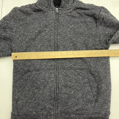 The Children’s Place Black Fleece Full Zip Hoodie Boys Size Large NEW - Picture 6 of 6
