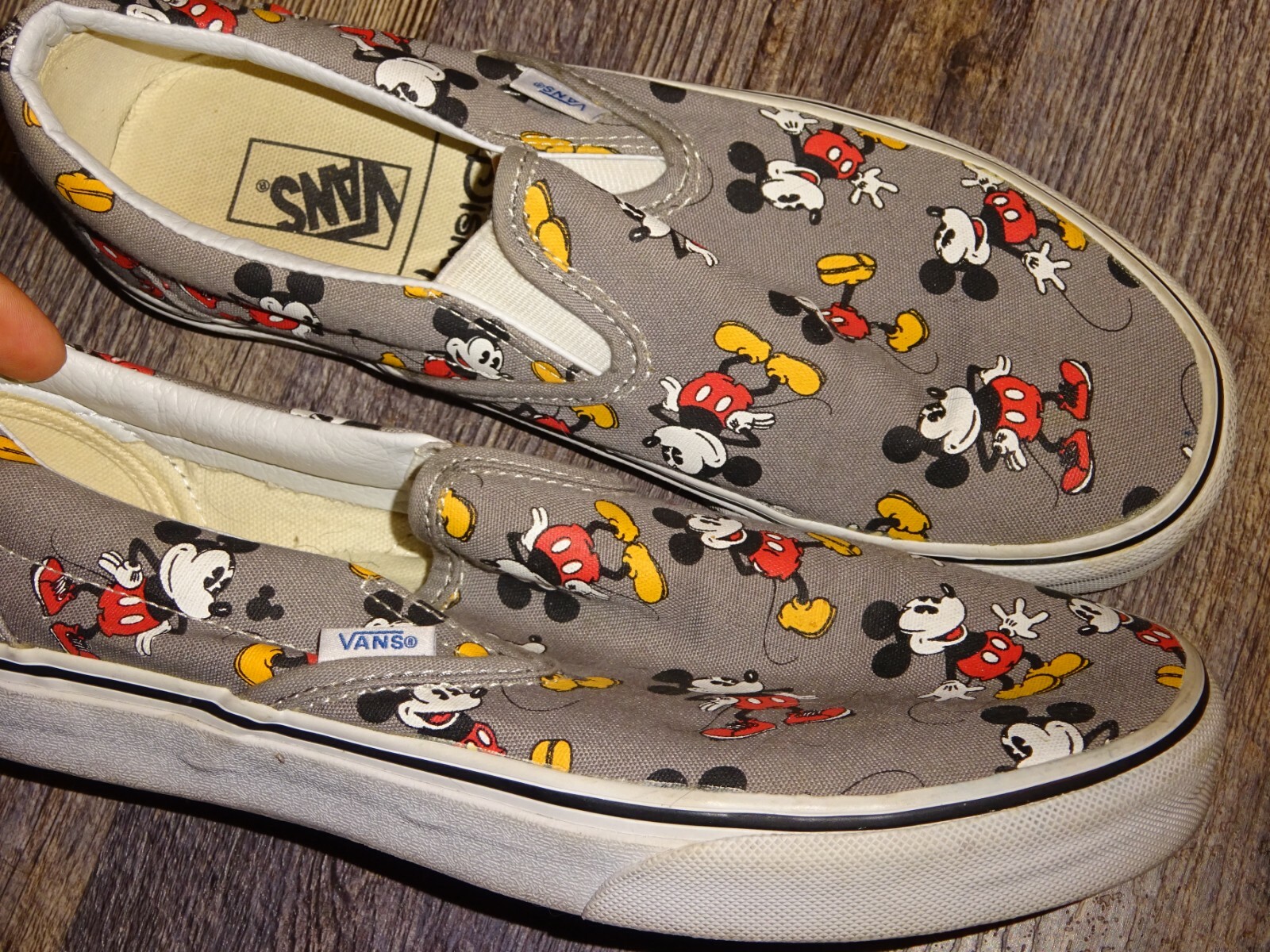 shoes VANS Disney Mickey Mouse slip on 