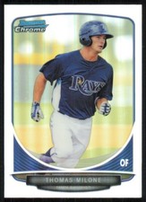 2013 Bowman Chrome Draft Draft Picks Refractors #BDPP42 Thomas Milone