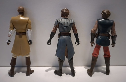 Star Wars The Clone Wars 3.75" 3x Jedi Job lot Action Figures - Rare & HTF !! - Picture 6 of 6