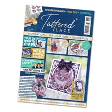 TATTERED LACE Magazine ISSUE  88 with a Free Die  Embossing Music Folder