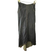 y2k/1990s Vintage Denim Jean Maxi Skirt - Monge - Size M 28"