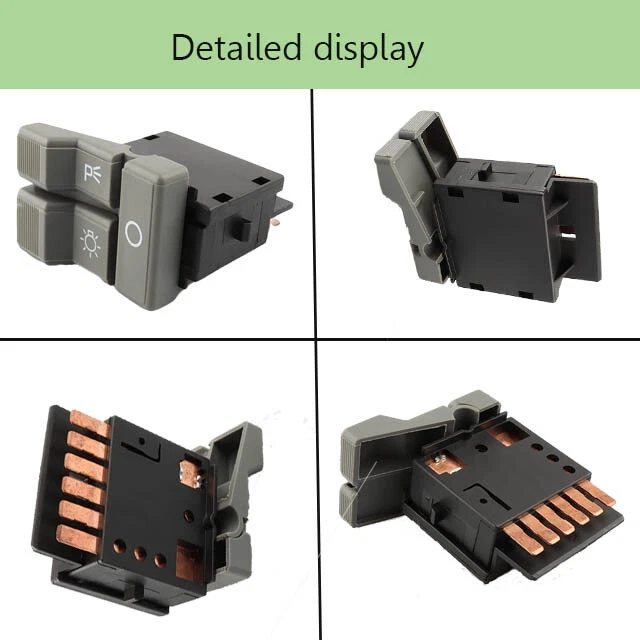 Interruptor basculante de luz de estacionamiento de faros gris para camioneta Chevy Foto 2 de 4