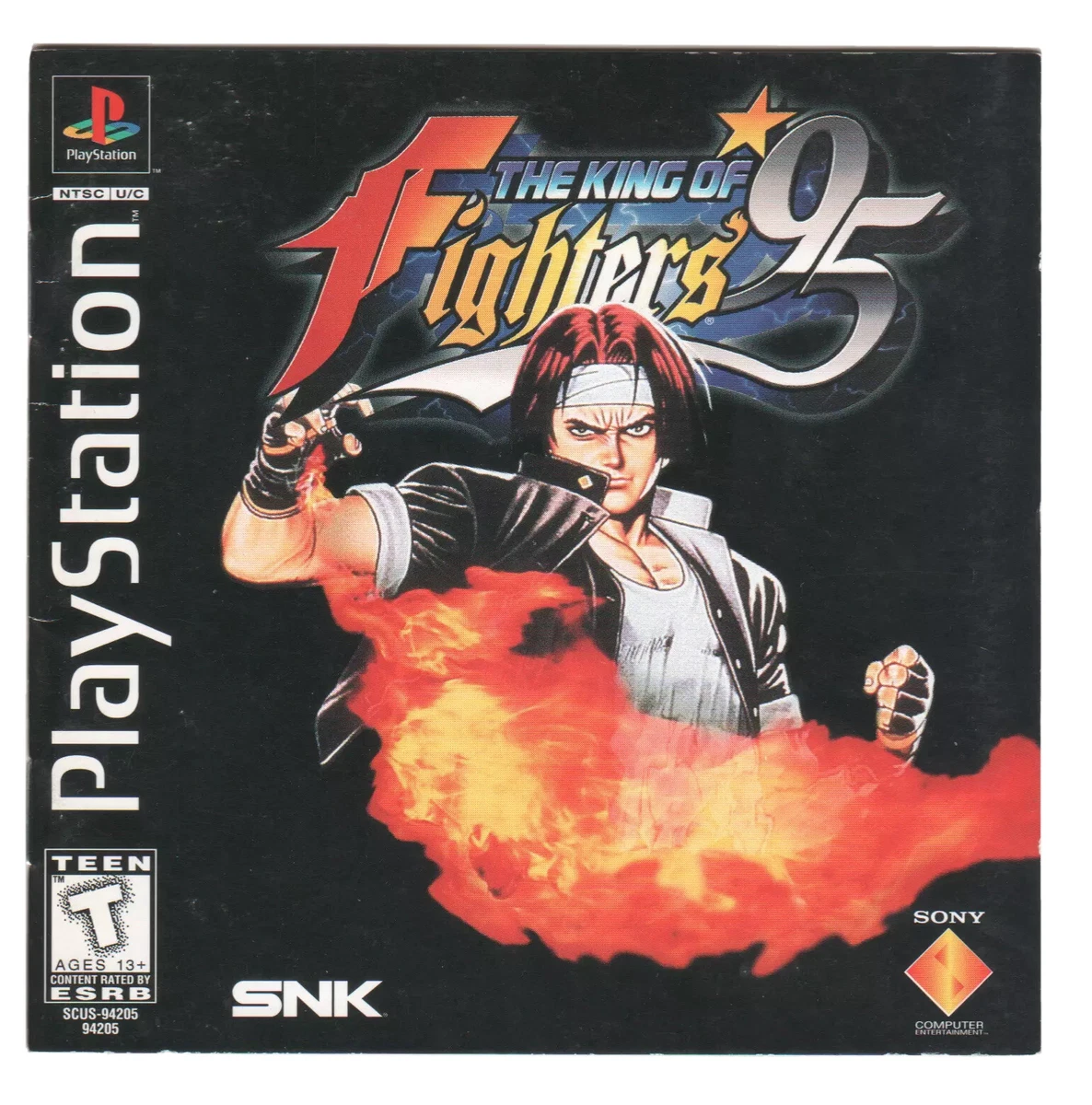 King of Fighters '95 (Sony PlayStation 1) PS1 Manual ONLY w/ Warranty Card