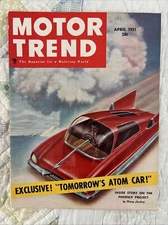 1951 Tomorrow’s Atom Car by Motor Trend Magazine, Vintage Articles, Photos & Ads
