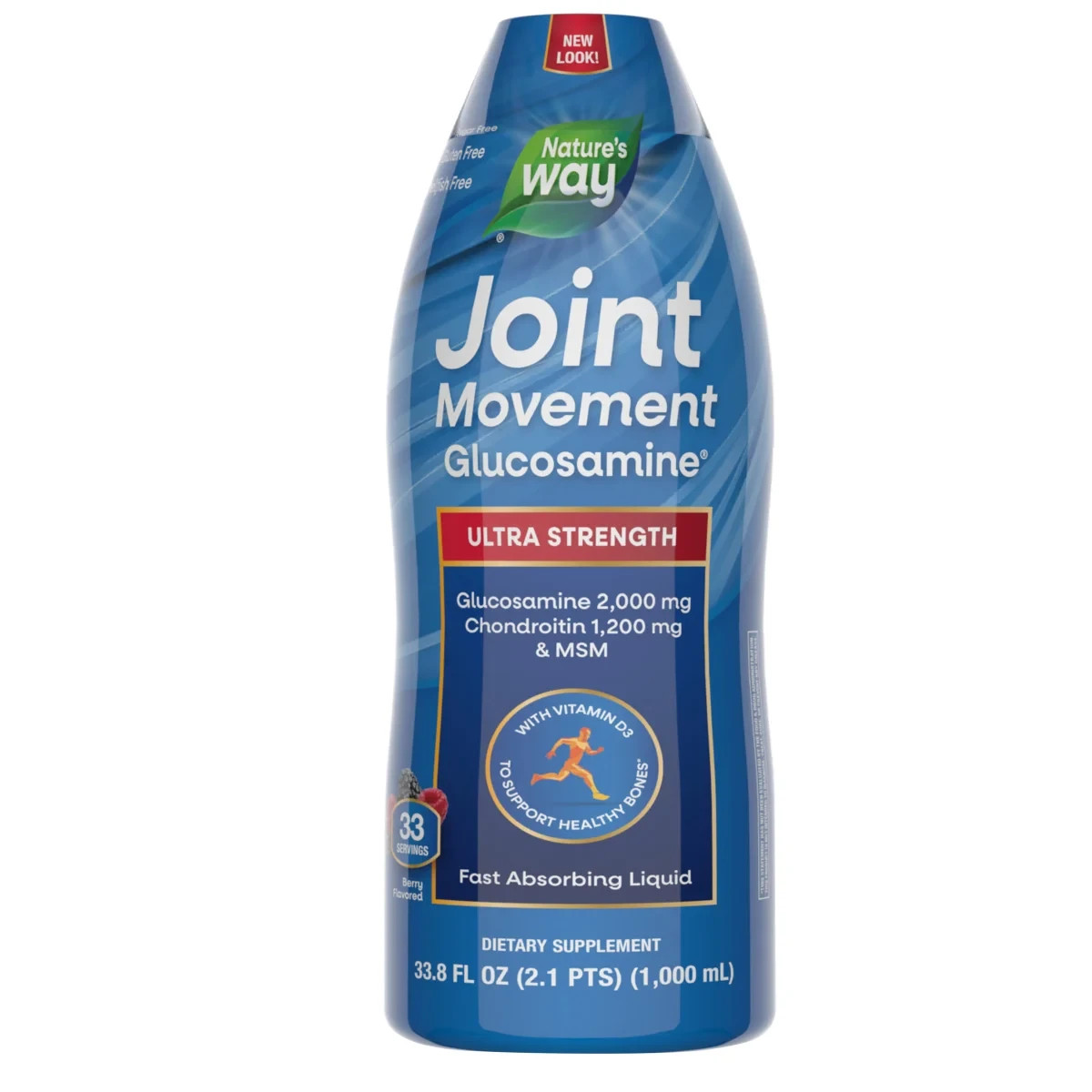 Wellesse Joint Support Glucosamine Liquid Supplement 33.8oz