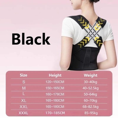 Adjustable Posture Corrector Back Support Belt Spine Alignment Waist Trainer for