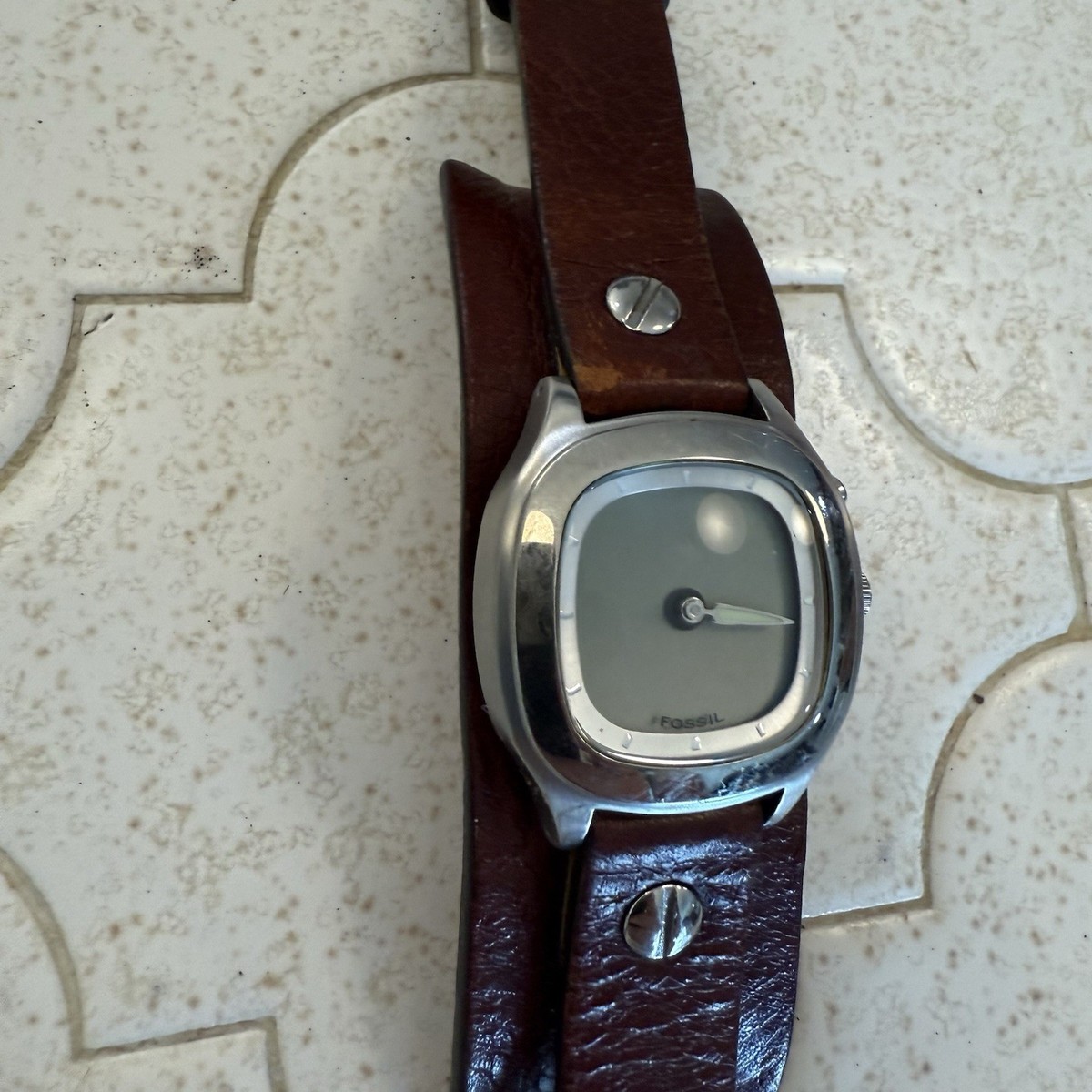 Fossil JR8163 & Jr8260 Watch Band Jr-8163 Brown Leather 16