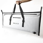 Insulated Fish Cooler Bag Waterproof Gear with Drain Keeps Ice Cold Leak-Proof