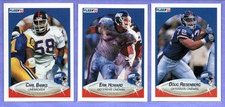 1990 Fleer New York Giants  lot of 3   Banks, Howard, Riesenberg