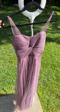 Revelry Lilac Tulle Sleeveless Evening Brides...