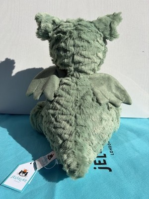 AUTHENTIC Jellycat Fuddlewuddle Dragon- NWT-Dust Bag | eBay