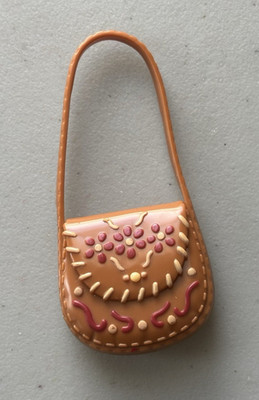 Barbie My Scene Doll 2002 Replacement Brown Bag Purse Only First Edition