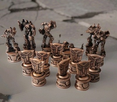 Transformers Chess Set Replacement Figures Hasbro Parker Brothers Paramount #1