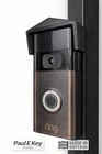 Rain Sun Cover for Ring Video Doorbell 1,2,3,4 Snap on Click Clip on PEK UK Made
