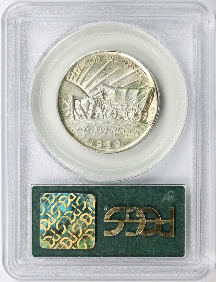 1939-S Oregon 50c Commemorative Half Dollar PCGS CAC MS65 OGH - Image 2 of 4