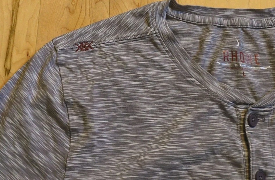 Rhone 3 Button Down Long Sleeve Pullover Shirt Si… - image 3