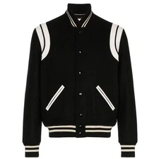 New Handmade Teddy Varsity Wool Jacket – Premium Quality & Trendy Design