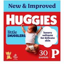 Huggies Little Snugglers Diapers Size Preemie, 30 Count