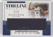 2019-20 Panini National Treasures Timeline Materials 63/99 Brandon Ingram 18jt