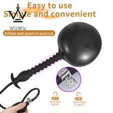 Silicone Spreader Dilator Expander Plug Inflatable Extreme Chastity for Couple