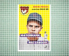 Eddie Miksis Chicago Cubs 1954 Style Custom Baseball Art Card