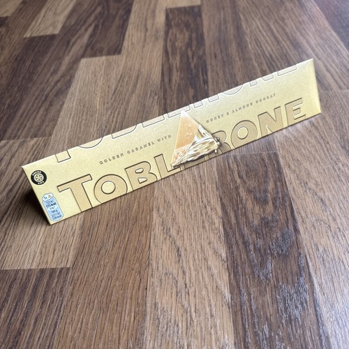 Toblerone Golden Caramel With Honey & Almond Nougat Swiss Chocolate 360G - Picture 1 of 9