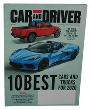 Car And Driver January 2020 Magazine Book - 10 Best Cars  Trucks 